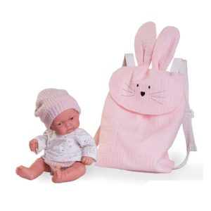 BONECA AJ PITU C/MOCHILA 26CM