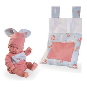 BONECA AJ PITU C/BOLSA PASSEIO 26CM